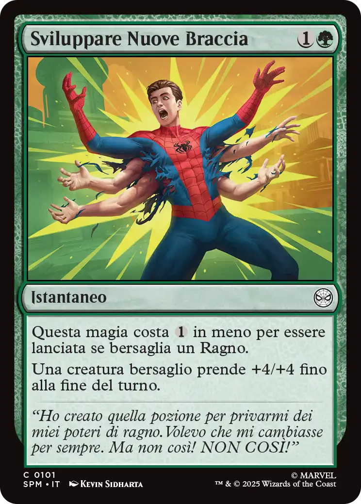 Magic Marvel Spider-man 101 Sviluppare Nuove Braccia
