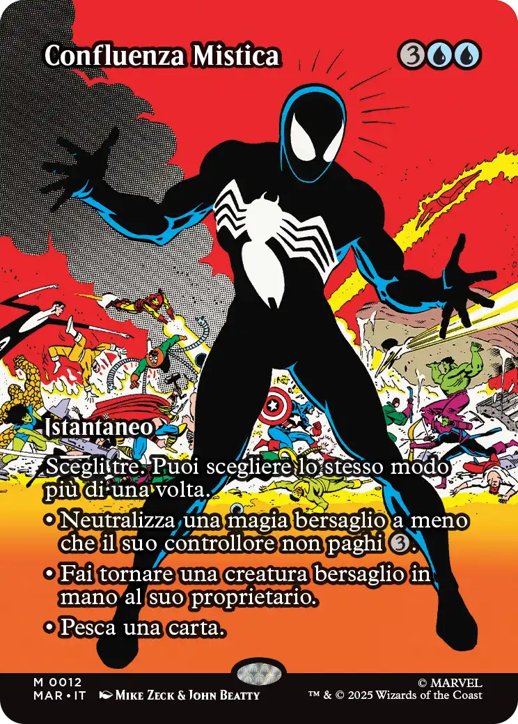 Magic Marvel Spider-man 243 Confluenza Mistica Source Material Cads
