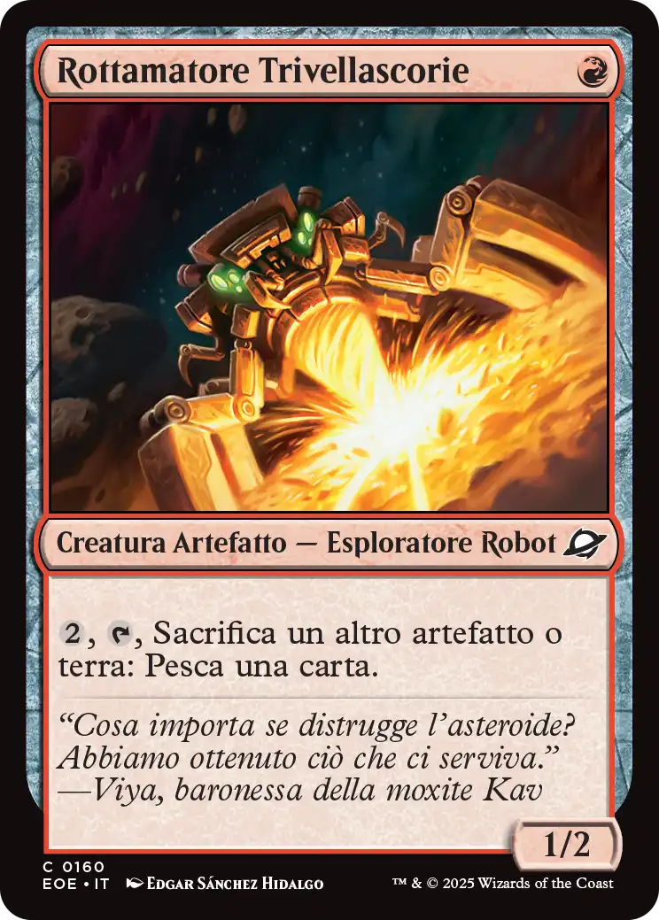 Ai Confini dell' eternità 160 Rottamatore Trivellascorie