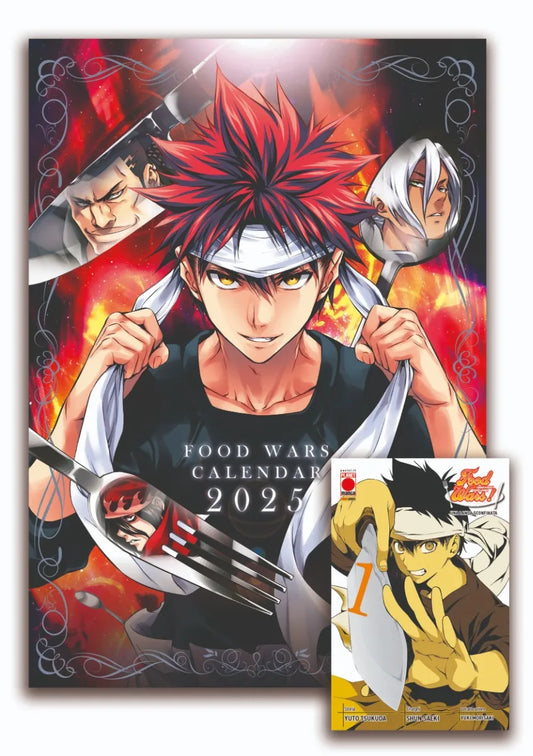 FOOD WARS CALENDARIO 2025 + FOOD WARS 1 VARIANT