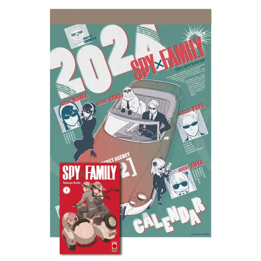 SPY X FAMILY calendario 2024 +  SPY X FAMILY 1 variant