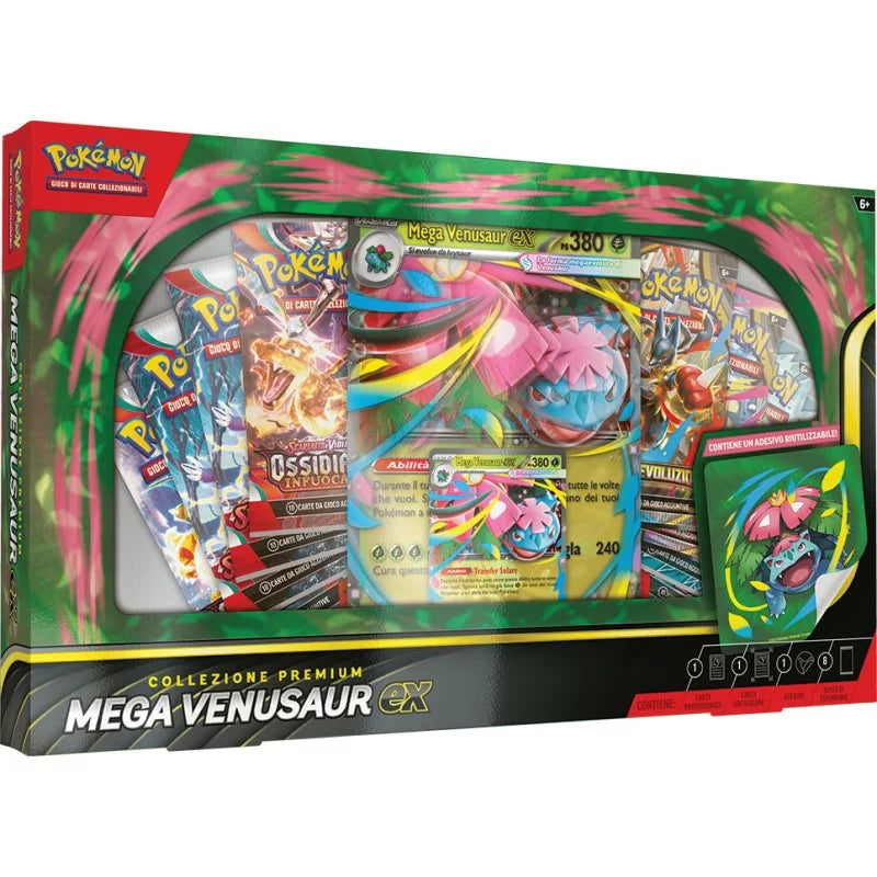 Pokemon collezione premium  MEGA Venosaur EX italiano