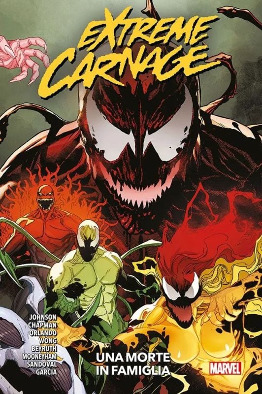 Extreme Carnage violenza in famiglia