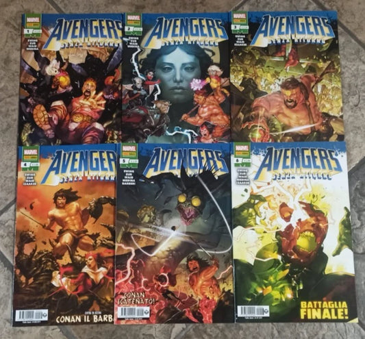 AVENGERS SENZA RITORNO 1-6 SERIE COMPLETA ED.PANINI