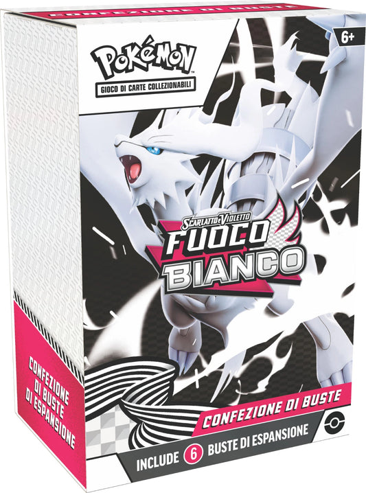 POKEMON FUOCO BIANCO CONFEZIONE 6 BUSTE - ITALIANO