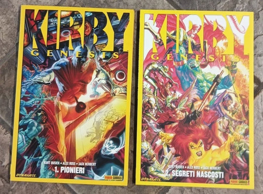 KIRBY GENESIS 1-2 Serie completa Busiek Ross panini