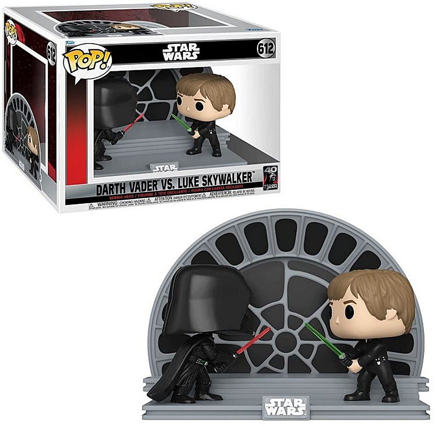 Star Wars Darth Vader vs Luke Skywalker funko pop 612