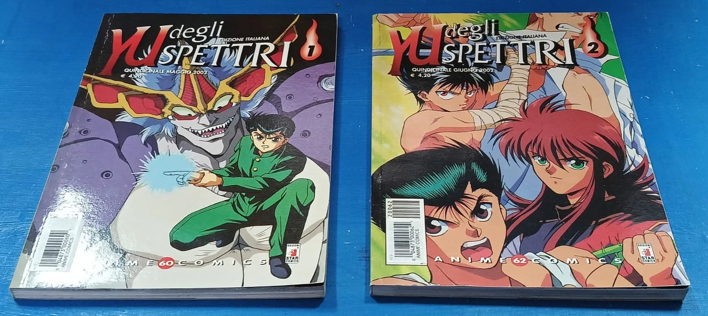 YU DEGLI SPETTRI ANIME COMICS 1-2 Serie completa star comics