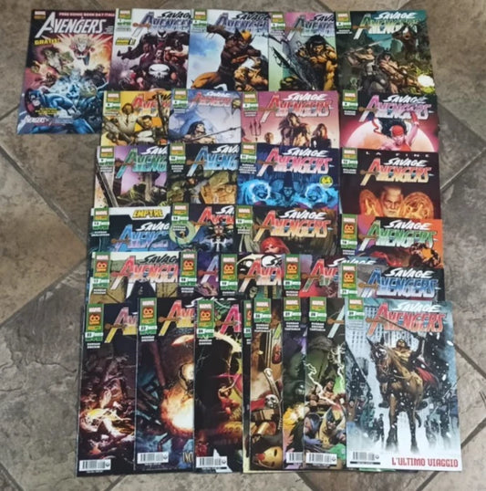 SAVAGE AVENGERS 1-29 SERIE COMPLETA ED.PANINI !