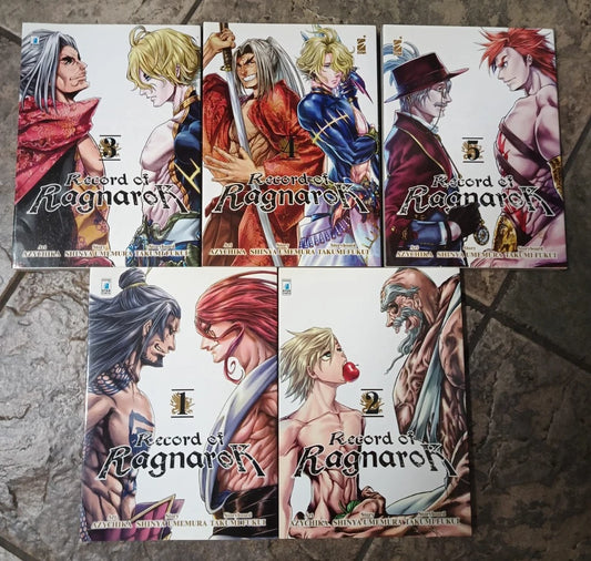 RECORD OF RAGNAROK SEQUENZA 1-5 ED.STAR COMICS