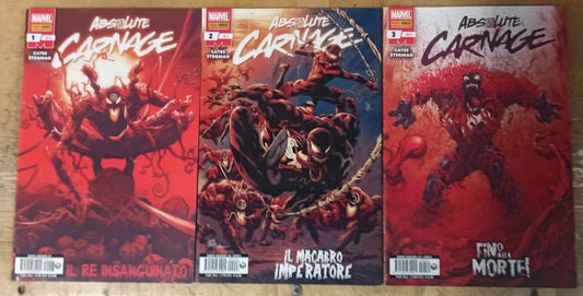 ABSOLUTE CARNAGE 1-2-3 SERIE COMPLETA ED.PANINI