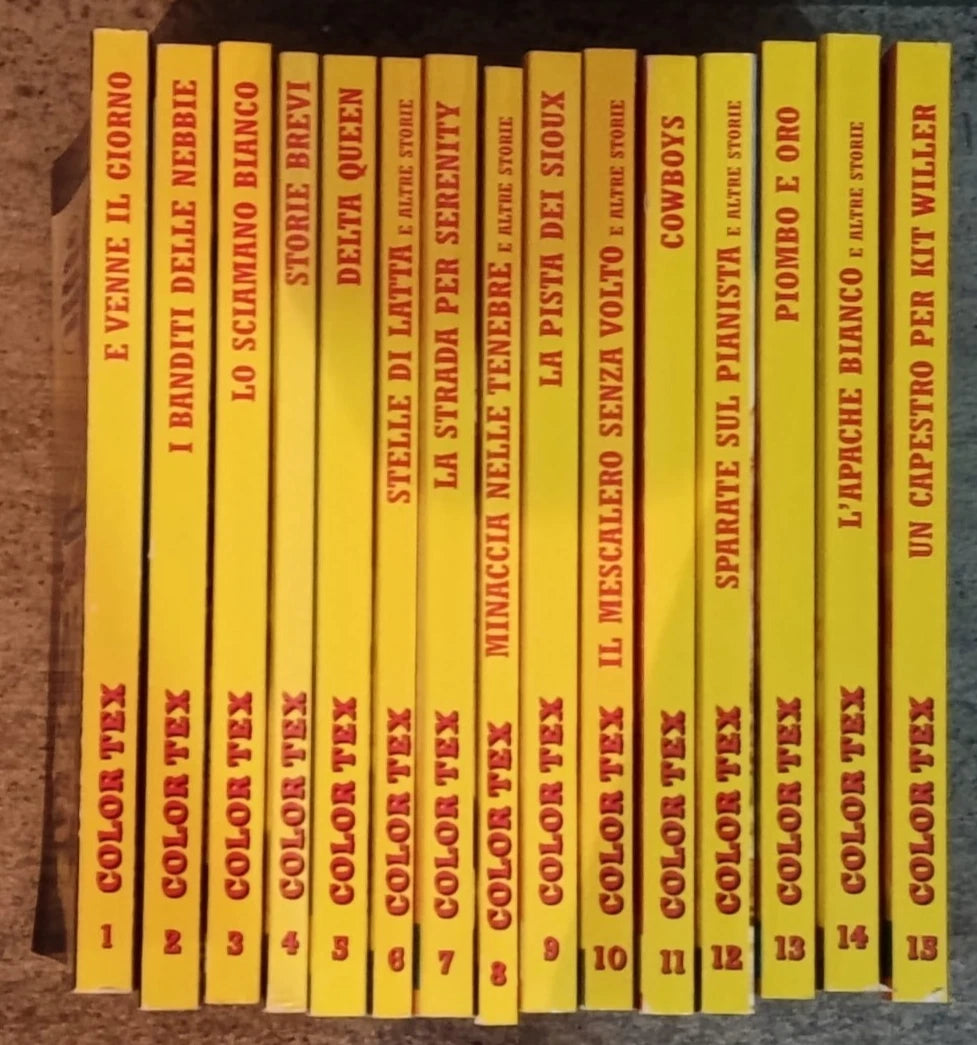 COLOR TEX Sequenza 1-15 Bonelli editore