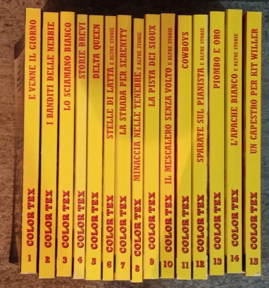 COLOR TEX Sequenza 1-15 Bonelli editore