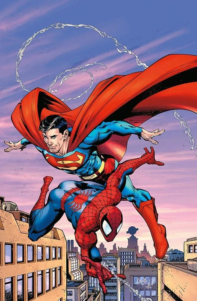 SPIDER-MAN/SUPERMAN 1 VARIANT DI GREG CAPULLO