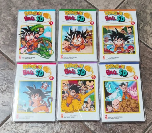 DRAGON BALL SD sequenza 1-6 star comics