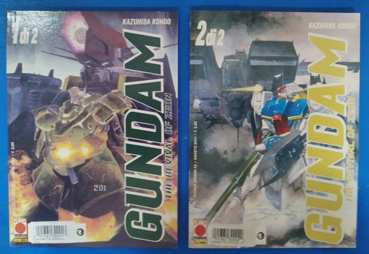 GUNDAM THE REVIVAL OF ZEON 1-2 SERIE COMPLETA ED.PANINI