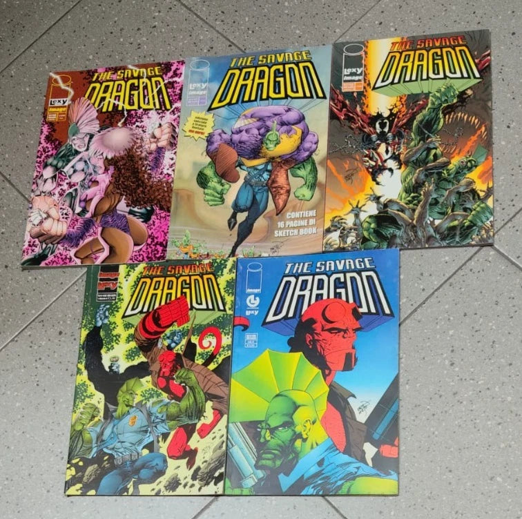 SAVAGE DRAGON seq. 1-2-3-4-5 Lexy ed.