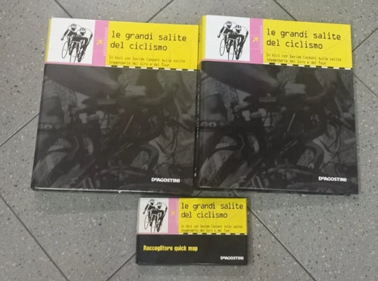 LE GRANDI SALITE DEL CICLISMO 2 RACCOGLITORI COMPLETI E QUICK MAP GAZZETTA