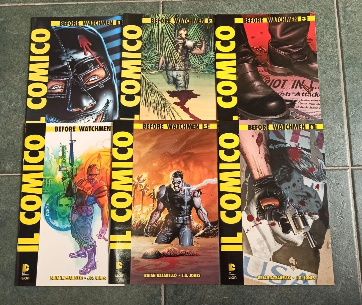 BEFORE WATCHMEN: IL COMICO 1-6 serie completa Lion