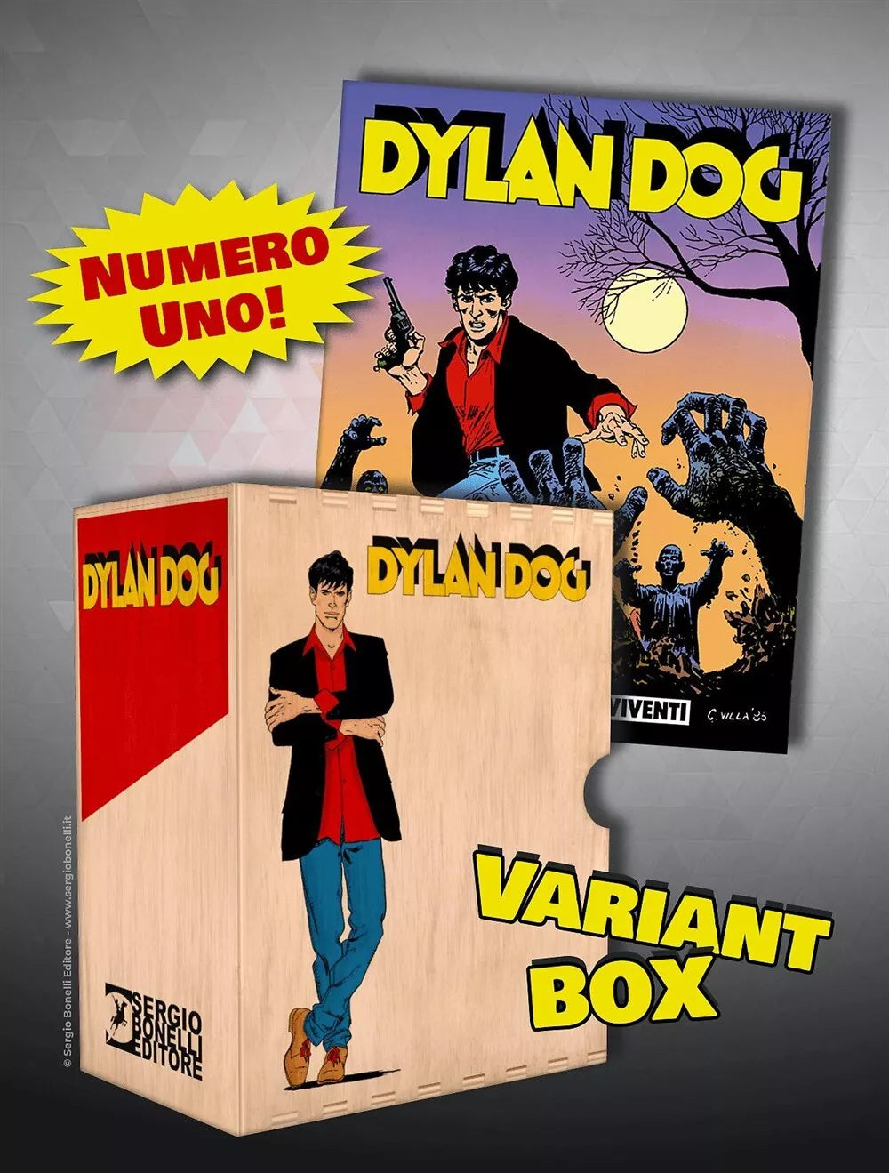 Raccoglitore Fumetti Dylan Dog Con Ristampa N.1 - L'Alba Dei Morti Viventi