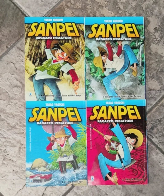 SANPEI RAGAZZO PESCATORE 1-2-3-4 completa Star comics