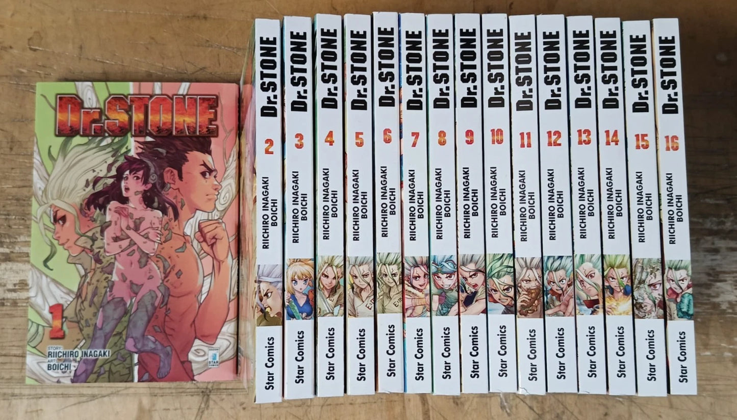 DR STONE sequenza 1-16+variant star comics