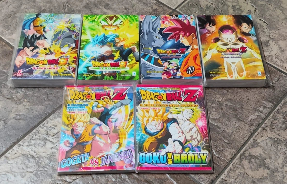 Dragon ball Anime comics blocco di 6 volumi star comics