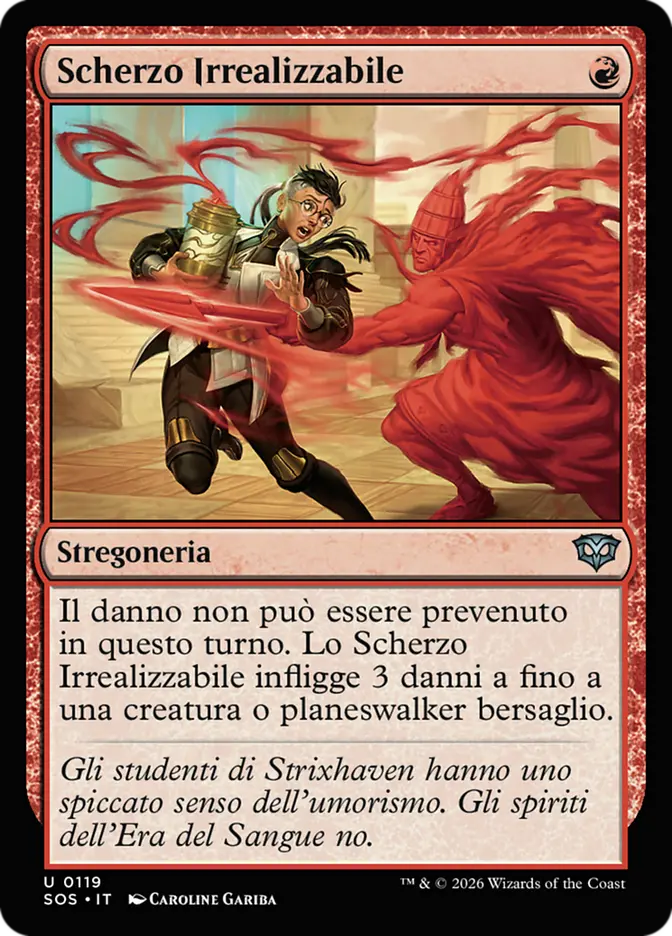 I Segreti di Strixhaven 119 Scherzo Irrealizzabile