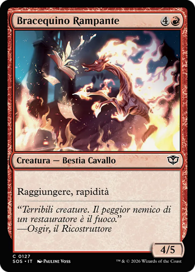 I Segreti di Strixhaven 127 Bracequino Rampante