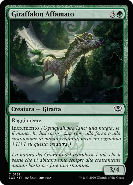 I Segreti di Strixhaven 151 Giraffalon Affamato