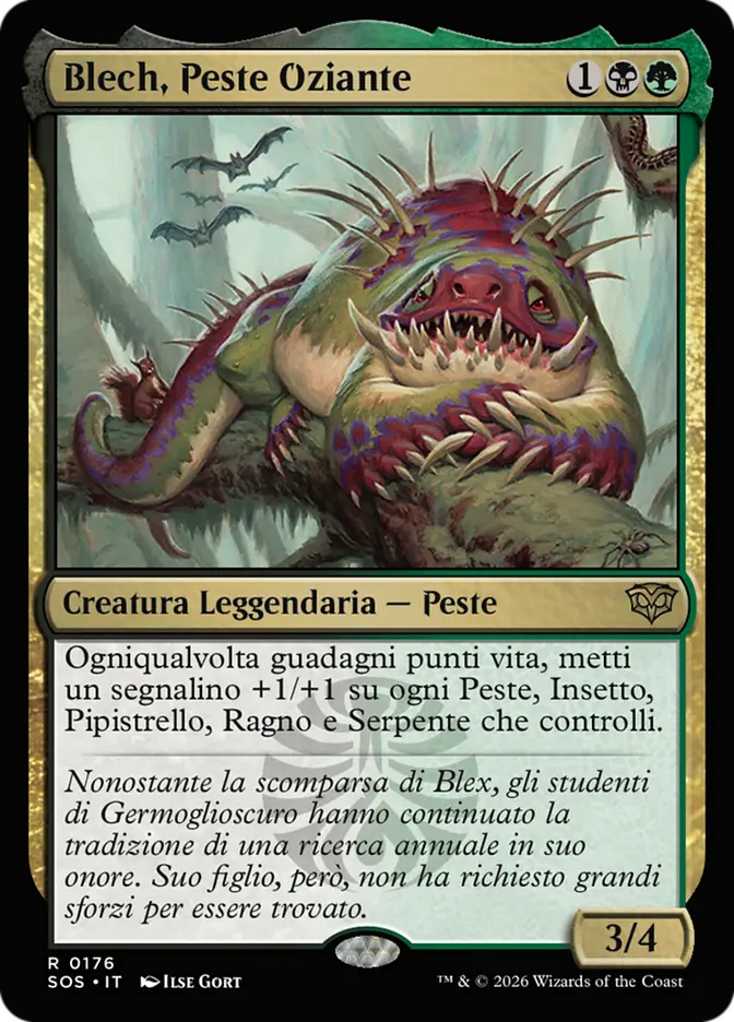 I Segreti di Strixhaven 298 Blech, Peste Oziante