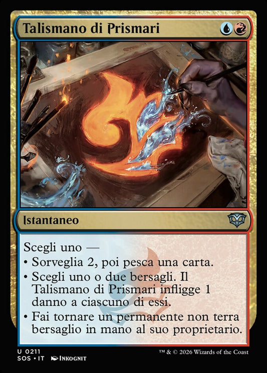 I Segreti di Strixhaven 211 Talismano di Prismari