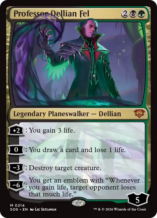 I Segreti di Strixhaven 214 Professor Dellian Fel