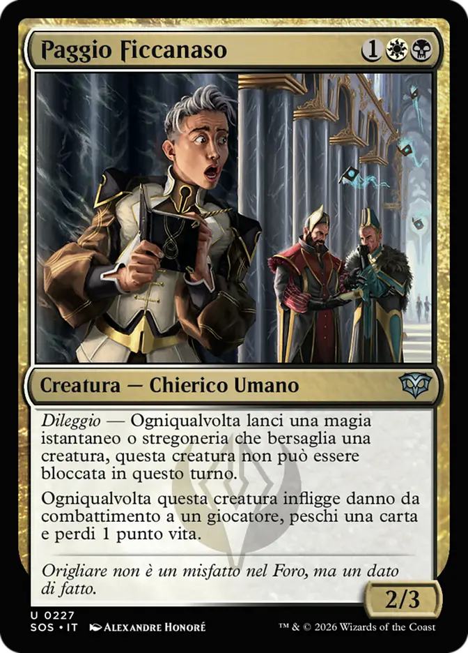 I Segreti di Strixhaven 227 Paggio Ficcanaso