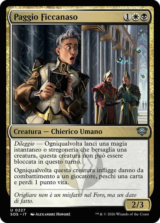 I Segreti di Strixhaven 227 Paggio Ficcanaso