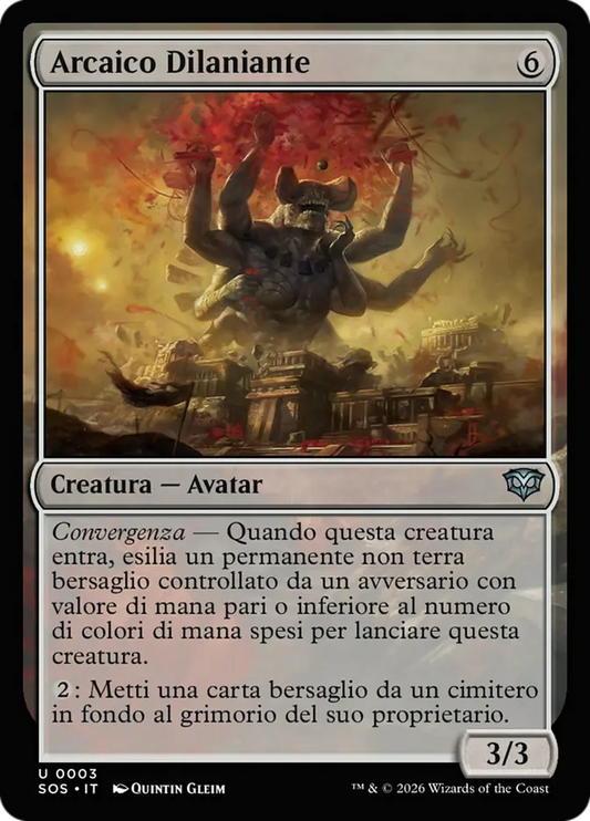 I Segreti di Strixhaven 3 Arcaico Dilaniante