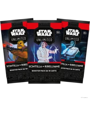 Star Wars Unlimited Scintilla di Ribellione 24 Buste