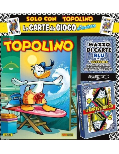 TOPOLINO 3533 MAZZO DI CARTE BLU