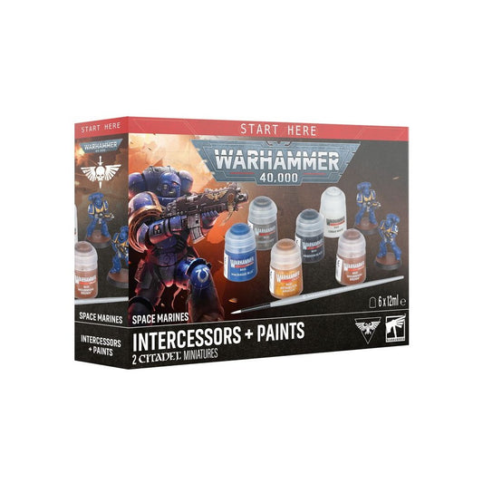 WARHAMMER 40,000 Intercessor + Paints set Ed.2026