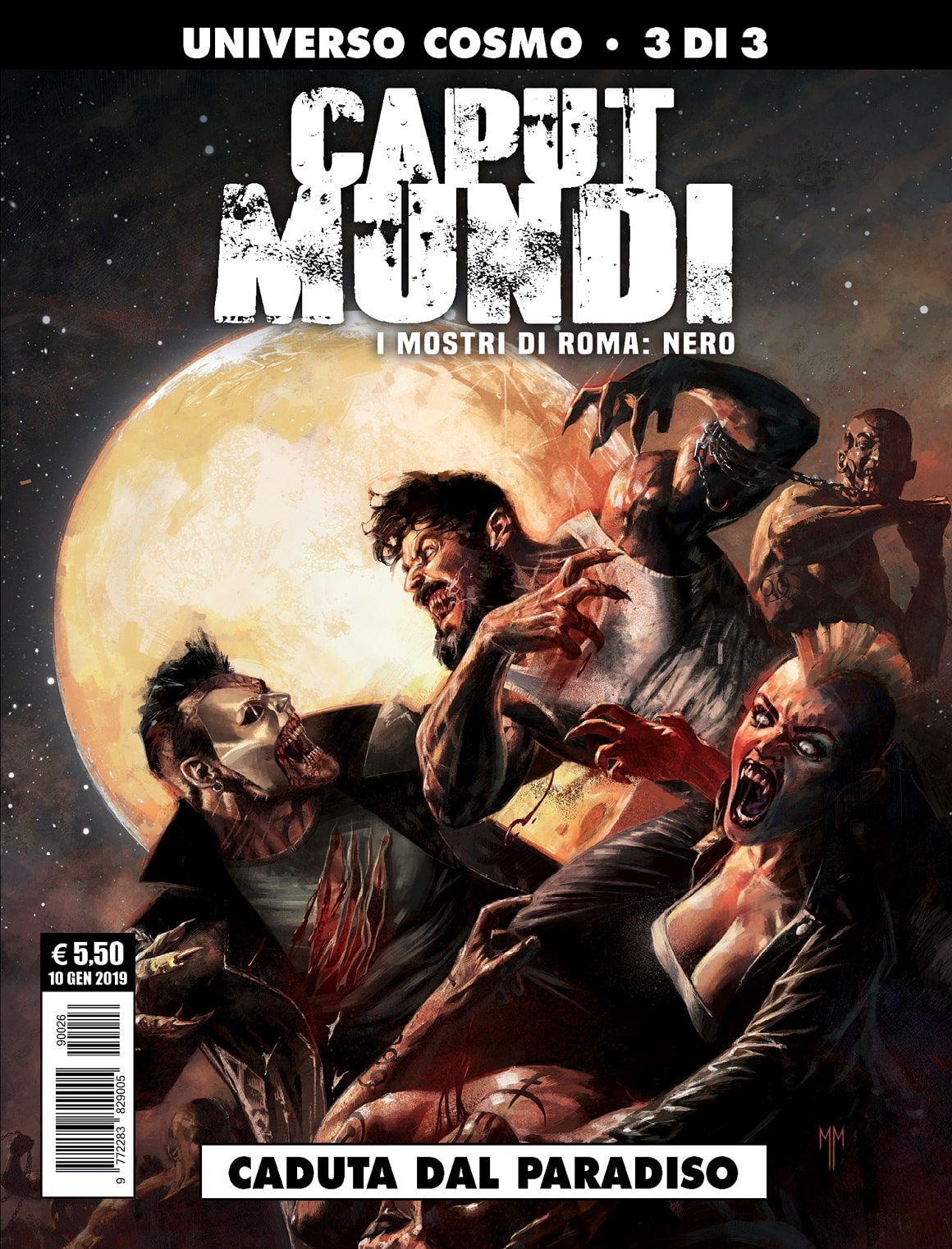 CAPUT MUNDI SECONDA SERIE  CADUTA DAL PARADISO 3-EDITORIALE COSMO- nuvolosofumetti.