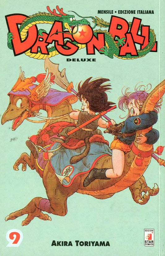 DRAGON BALL DELUXE prima ristampa rossa 9, EDIZIONI STAR COMICS, nuvolosofumetti,