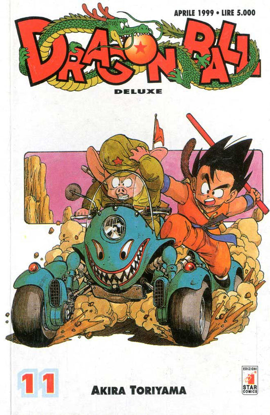 DRAGON BALL DELUXE prima ristampa rossa 11, EDIZIONI STAR COMICS, nuvolosofumetti,