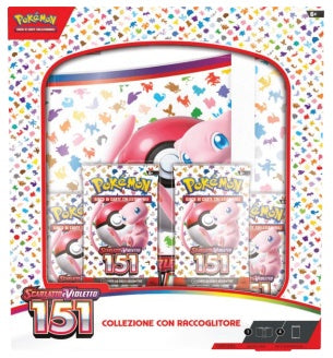 Pokemon Scarlatto e Violetto 151 collezione con raccoglitore