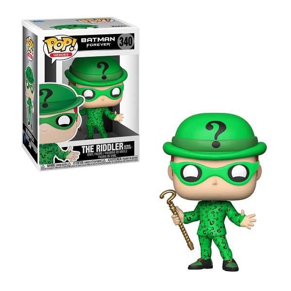 BATMAN FOREVER RIDDLER # 340, FUNKO, nuvolosofumetti,