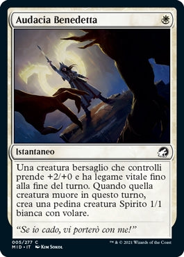 Innistrad caccia di mezzanotte 5 Audacia Benedetta