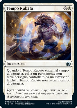Innistrad caccia di mezzanotte 6 Tempo Rubato