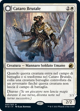 Innistrad caccia di mezzanotte 7 Cataro Brutale/Bruto della Guardia Lunare