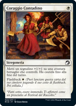 Innistrad caccia di mezzanotte 24 Coraggio Contadino