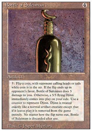 Bottiglia di Solimano  PRIMA EDIZIONE ITA 239-Wizard of the Coast- nuvolosofumetti.