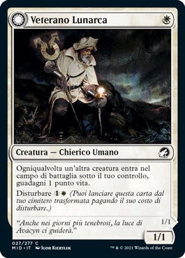 Innistrad caccia di mezzanotte 27 Veterano Lunarca/Fantasma Luminoso